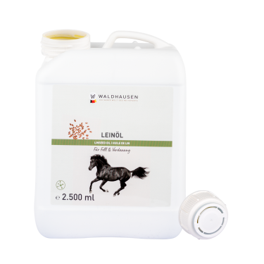 Olio di lino per cavalli Waldhausen 2,5 L Olio di lino per cavalli Waldhausen 2,5 L