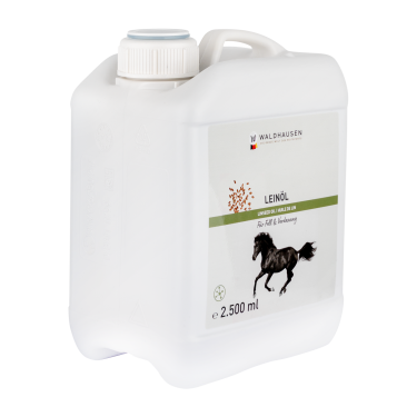 Olio di lino per cavalli Waldhausen 2,5 L Olio di lino per cavalli Waldhausen 2,5 L