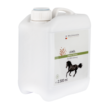 Olio di lino per cavalli Waldhausen 2,5 L Olio di lino per cavalli Waldhausen 2,5 L