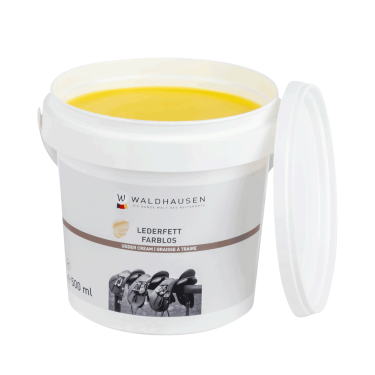 Grasso per cuoio incolore Waldhausen 500 ml Incolore Trasparente