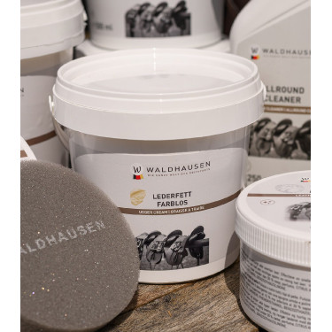 Grasso per cuoio incolore Waldhausen 500 ml Incolore Trasparente