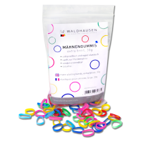 Elastici Waldhausen extra larghi per intrecciare multicolore Multicolore