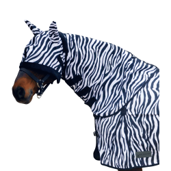 Copricollo antimosche zebra per cavallo | Equitazione