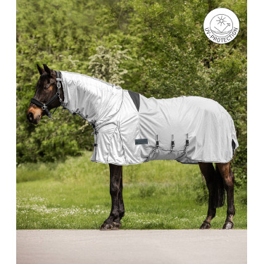 Coperta anti-mosche e anti-eczema Waldhausen Protect Grigio argento / grigio