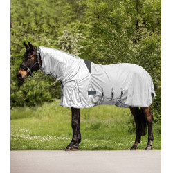 Coperta anti-mosche e anti-eczema Waldhausen Protect Grigio argento / grigio