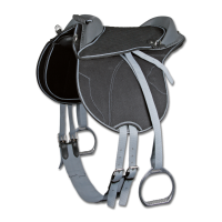 Bardetta da equitazione Waldhausen per bambini Nero / grigio