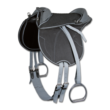 Bardetta da equitazione Waldhausen per bambini Nero / grigio