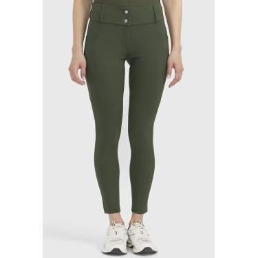 Pantaloni da equitazione donna Harcour Luce con grip