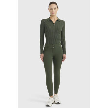 Pantaloni da equitazione donna Harcour Luce con grip