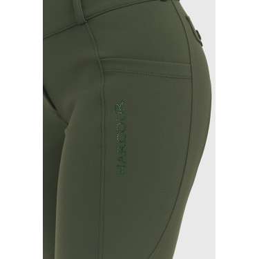 Pantaloni da equitazione donna Harcour Luce con grip