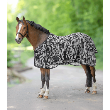 Camicia anti-mosche Waldhausen Zebra Nero / bianco