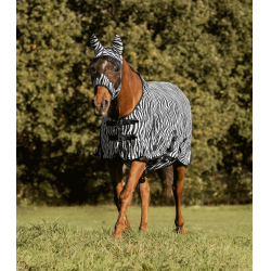 Camicia anti-mosche Waldhausen Zebra Nero / bianco