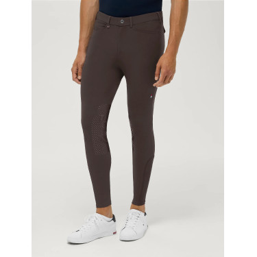 Pantaloni da equitazione Stanton con grip alle ginocchia Cacao Marrone