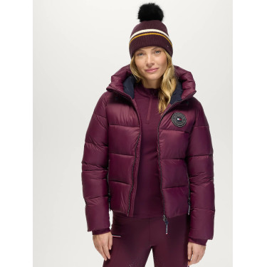Beanie Dean con pompon Tommy Hilfiger Equestrian Bordeaux intenso
