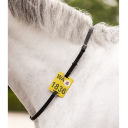 Cordoncino Waldhausen targhetta da equitazione Nero
