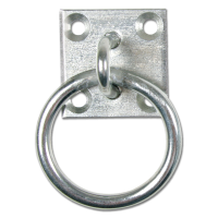 Anello di attacco su piastra Waldhausen Grigio Anello di attacco su piastra Waldhausen Grigio