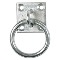 Anello di attacco su piastra Waldhausen Grigio