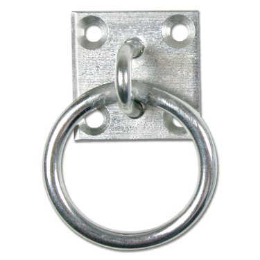 Anello di attacco su piastra Waldhausen Grigio