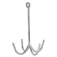 Ancora a 4 branche Waldhausen in metallo Grigio Ancora a 4 branche Waldhausen in metallo Grigio