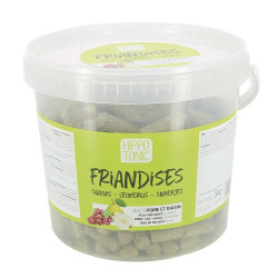 Dolcetti per cavalli al gusto pera e uva Hippotonic