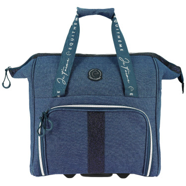 Borsa per strigliatura con rotelle Equithème Denim Blu