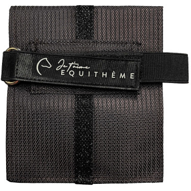 Portacarte Je t'aime Equithème Marrone