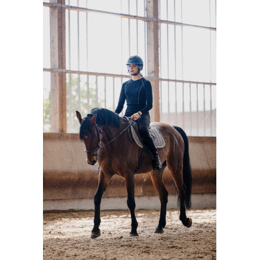 Pantaloni equitazione donna silicone Equithème Flora