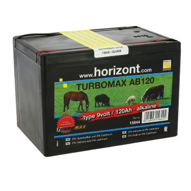 Batteria Horizont Turbomax AB120 9 V - 120 AH