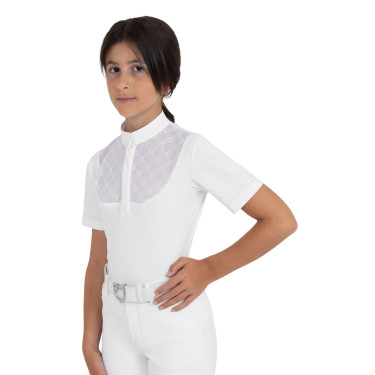 Polo da concorso bambina con tulle Equestro bambino Polo da concorso bambina con tulle Equestro bambino