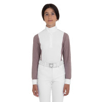 Polo da concorso bambina con traforatura Equestro bambino