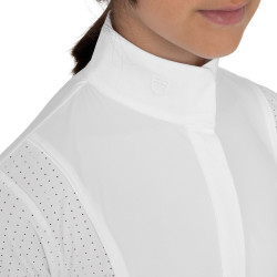 Polo da concorso bambina a manica corta con inserti mesh Equestro bambino Polo da concorso bambina a manica corta con inserti mesh Equestro bambino