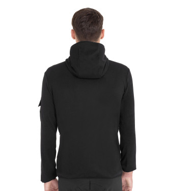 Felpa uomo in pile con zip Equestro Felpa uomo in pile con zip Equestro
