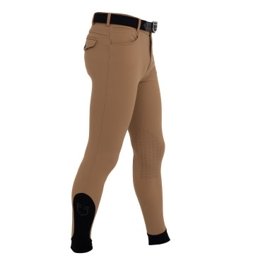 Pantaloni uomo slim fit con grip al ginocchio Equestro