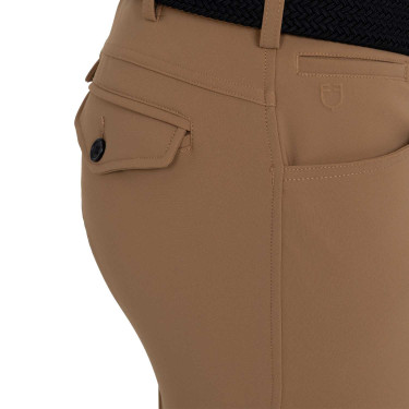 Pantaloni uomo slim fit con grip al ginocchio Equestro