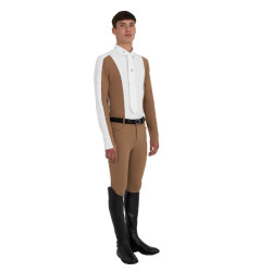 Pantaloni uomo slim fit con grip al ginocchio Equestro