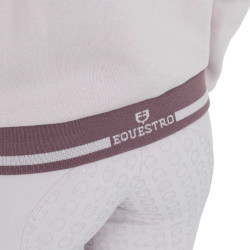 Felpa donna con cappuccio e zip frontale Equestro
