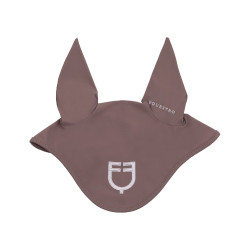 Cuffietta in tessuto tecnico con logo a contrasto Equestro Antler / viola feltro