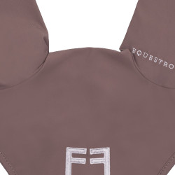 Cuffietta in tessuto tecnico con logo a contrasto Equestro Antler / viola feltro