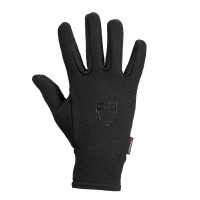 Guanti Polartech Stretch Pro unisex con interno in pile Equestro Nero