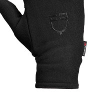 Guanti Polartech Stretch Pro unisex con interno in pile Equestro Nero