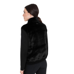 Smanicato donna in pelliccia sintetica Equestro Smanicato donna in pelliccia sintetica Equestro