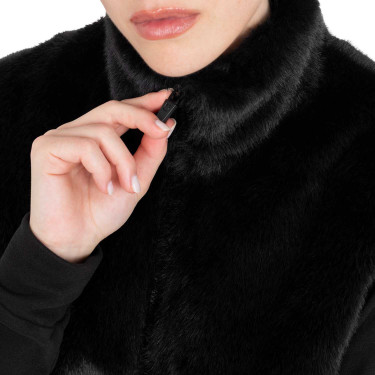 Smanicato donna in pelliccia sintetica Equestro Smanicato donna in pelliccia sintetica Equestro