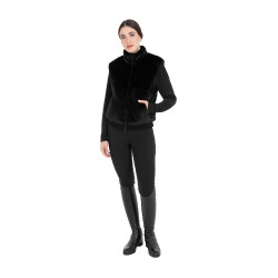 Smanicato donna in pelliccia sintetica Equestro Smanicato donna in pelliccia sintetica Equestro