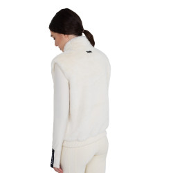 Smanicato donna in pelliccia sintetica Equestro Bianco antico Beige