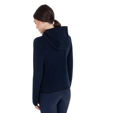 Felpa donna in pile con zip Equestro Felpa donna in pile con zip Equestro