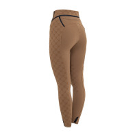 Leggings donna vita alta in tessuto tecnico monogram Equestro