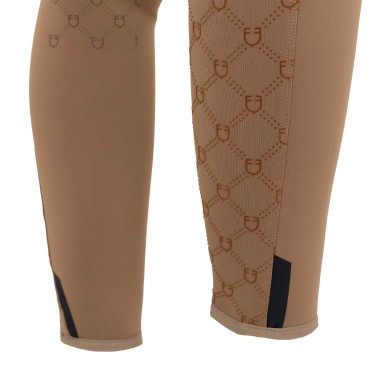 Leggings donna vita alta in tessuto tecnico monogram Equestro Leggings donna vita alta in tessuto tecnico monogram Equestro