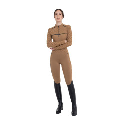 Leggings donna vita alta in tessuto tecnico monogram Equestro Leggings donna vita alta in tessuto tecnico monogram Equestro