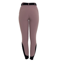 Pantaloni donna vita alta con grip al ginocchio Equestro