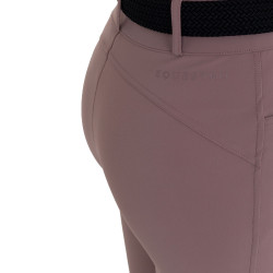 Pantaloni donna vita alta con grip al ginocchio Equestro